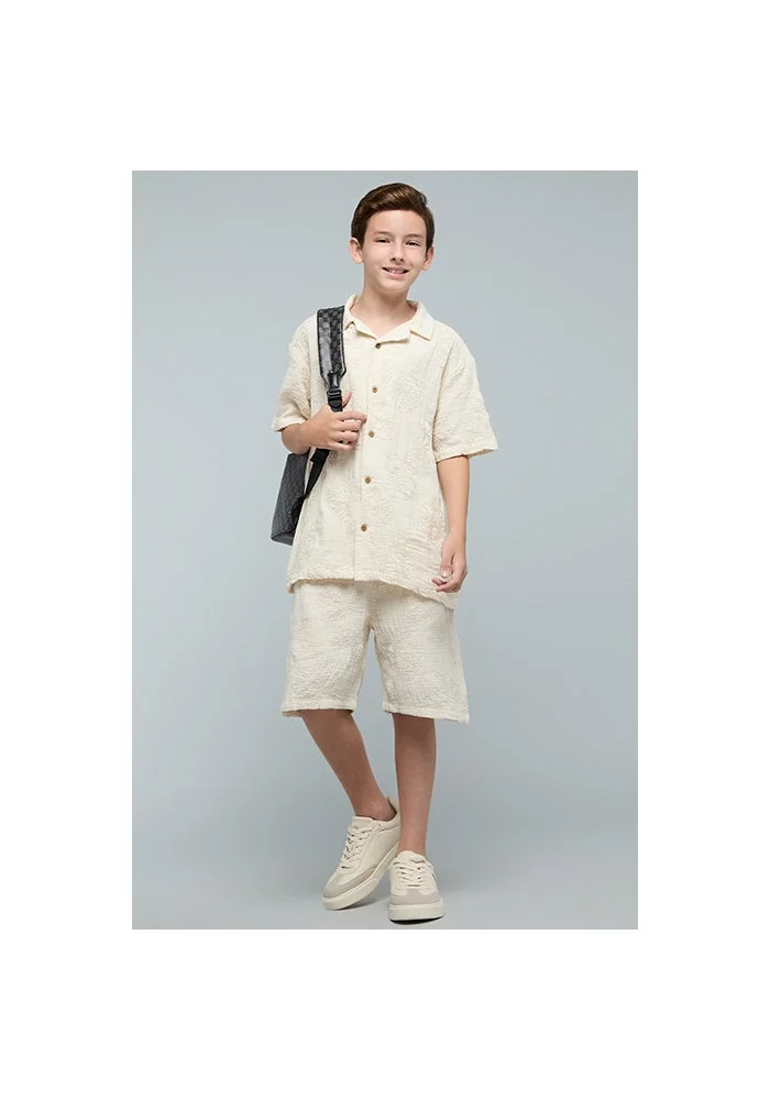 أر أند بي Embroidered Shorts