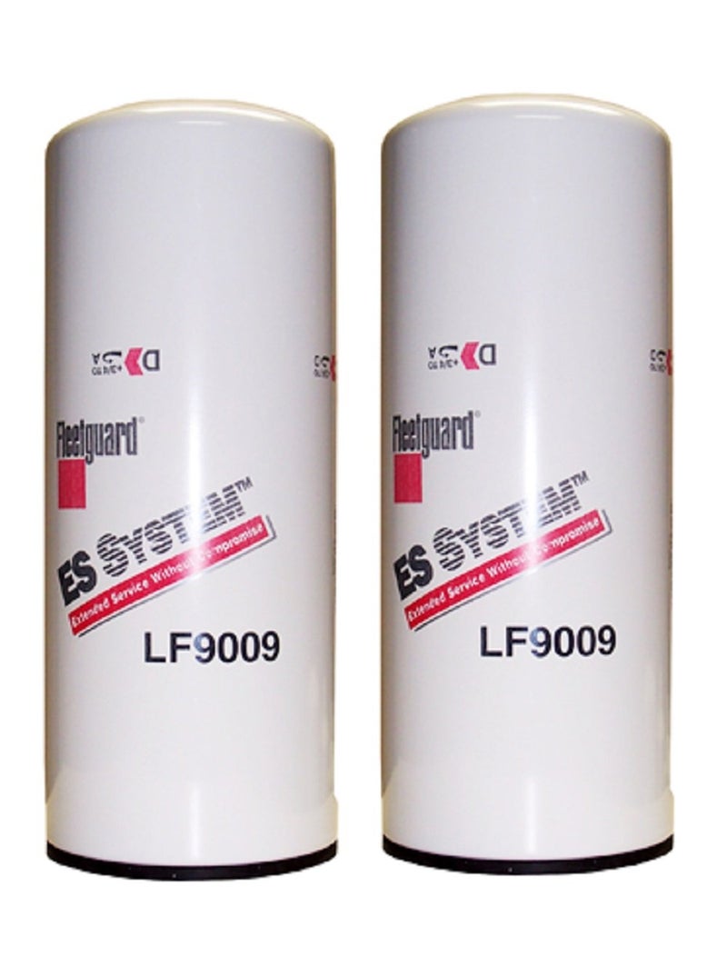 Fleetguard Oil Filter LF9009, for Cummins 3401544, Fleetgaurd TECXLF7000, Fleetguard XLF7000, John Deere AT193242 and Sisu 1216400561 (Pack of 2) - Image 2