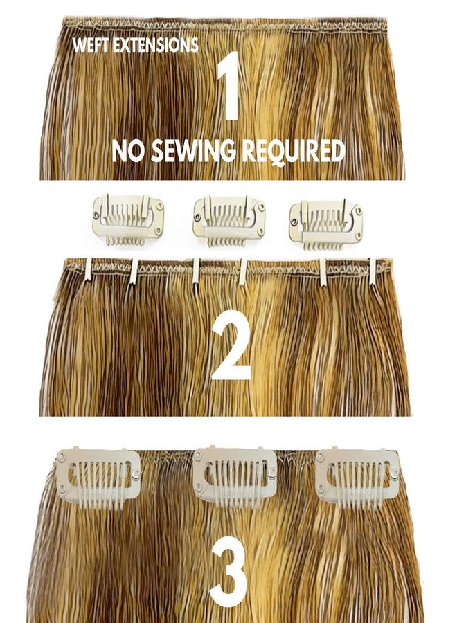 Big Kizzy DIY Clip In Hair Extensions Kit - Convert Tape In Human Hair Extensions into Custom Clip in Set - Snap Clips, No Sewing Required - Kizzy Clips (Black) by Big Kizzy - Image 4