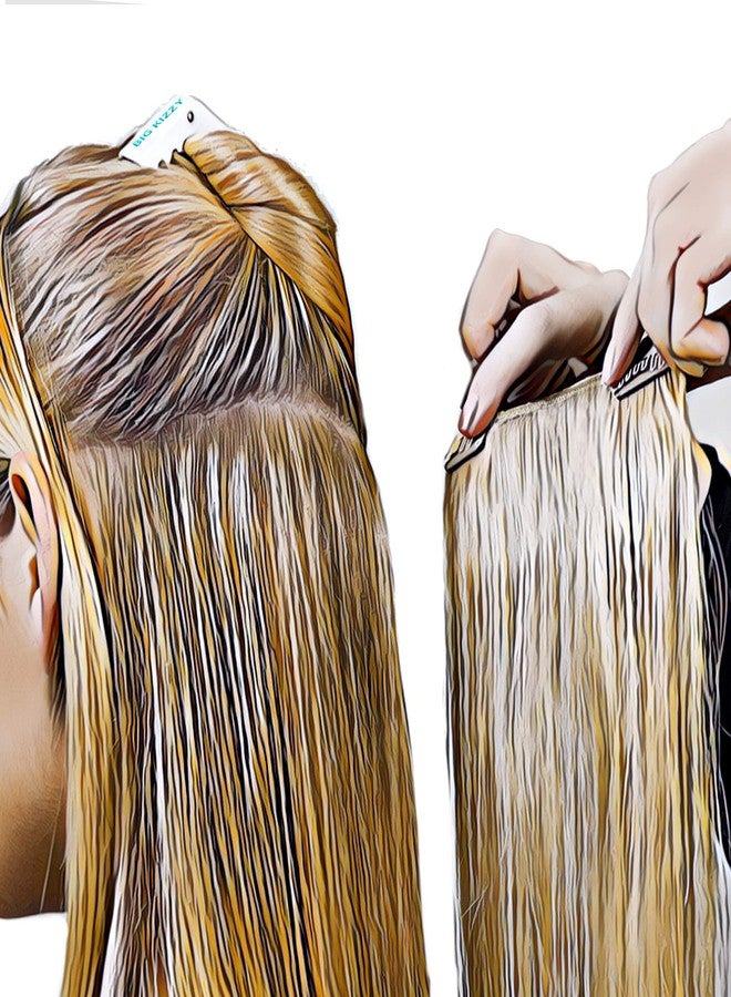 Big Kizzy DIY Clip In Hair Extensions Kit - Convert Tape In Human Hair Extensions into Custom Clip in Set - Snap Clips, No Sewing Required - Kizzy Clips (Black) by Big Kizzy - Image 5