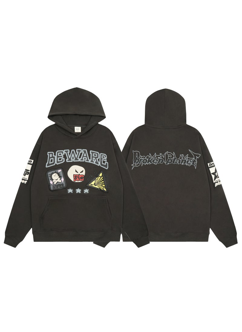 Generic - Broken Planet Trendy Hoodie Set Bp-h230 sweatshirt: gray - Image 1