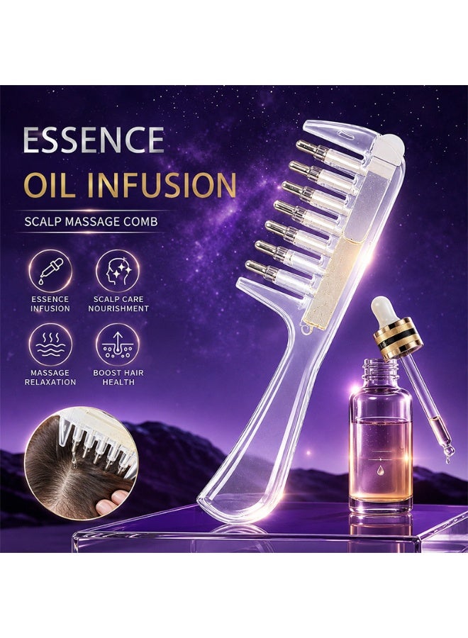 DubaiGallery Premium Hair Scalp Massage Comb Set for Women and Men, Gentle Detangling Brush with Wide Teeth, Comfortable Grip, Relaxing Scalp Care Tool for Wet or Dry Hair, Daily Styling and Hair Care Routine - Image 4