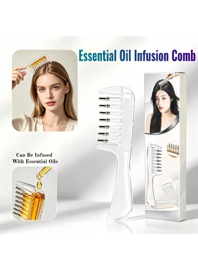 DubaiGallery Premium Hair Scalp Massage Comb Set for Women and Men, Gentle Detangling Brush with Wide Teeth, Comfortable Grip, Relaxing Scalp Care Tool for Wet or Dry Hair, Daily Styling and Hair Care Routine - Image 5
