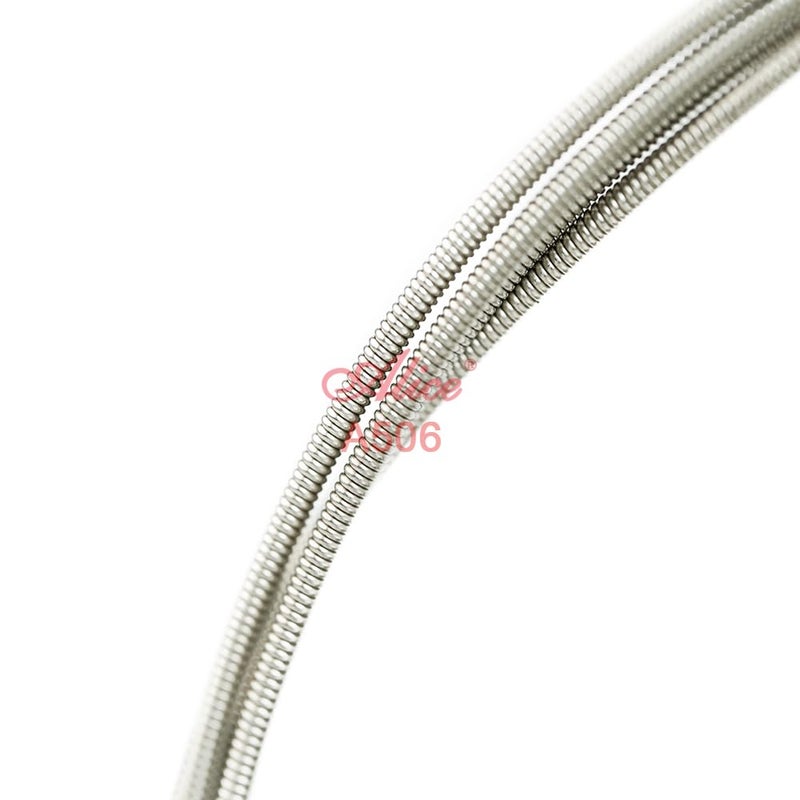 Alice A506 Electric Guitar String Set, Plated Steel Plain String, Nickel Plated Alloy Winding PACK OF 3 - Image 3