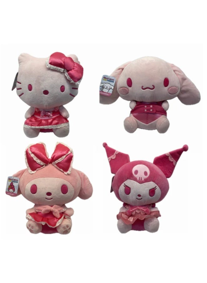 Hello Kitty 8-Inch Core Plush Collectible Assortment, Multicolour Soft Toys