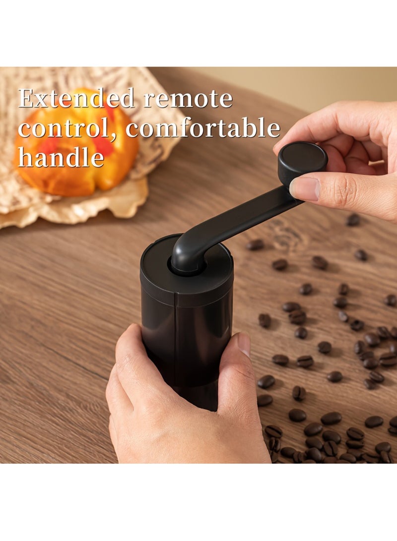 أوالس طاحونة قهوة يدوية من السيراميك والبلاستيك - آلة محمولة متكاملة لاستخلاص القهوة بطريقة أمريكية محضرة باليد - مثالية للتخييم والسفر واستخدام المنزل. - Image 3