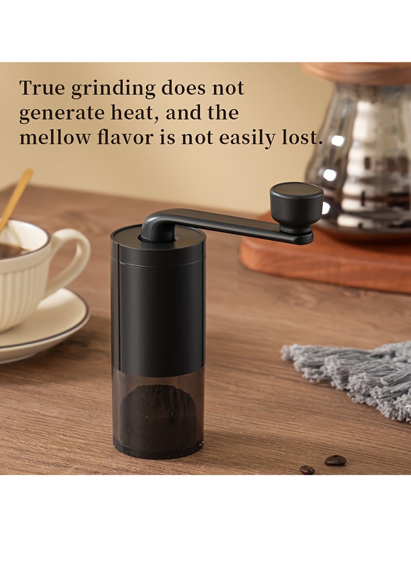أوالس طاحونة قهوة يدوية من السيراميك والبلاستيك - آلة محمولة متكاملة لاستخلاص القهوة بطريقة أمريكية محضرة باليد - مثالية للتخييم والسفر واستخدام المنزل. - Image 5