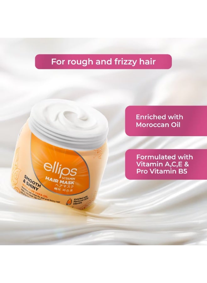 أليبس قناع الشعر بالفيتامينات من إليبس، ناعم ولامع مع زيت الصبار، 200 غرام - Image 3