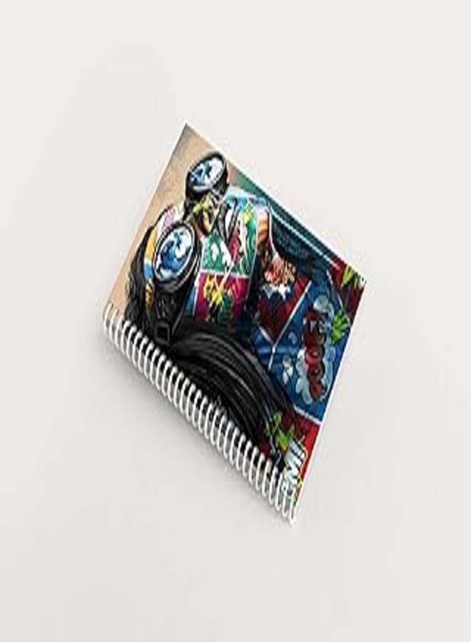 Premium 100 Page Notebook - Pop Art Girl, 15 x 8in