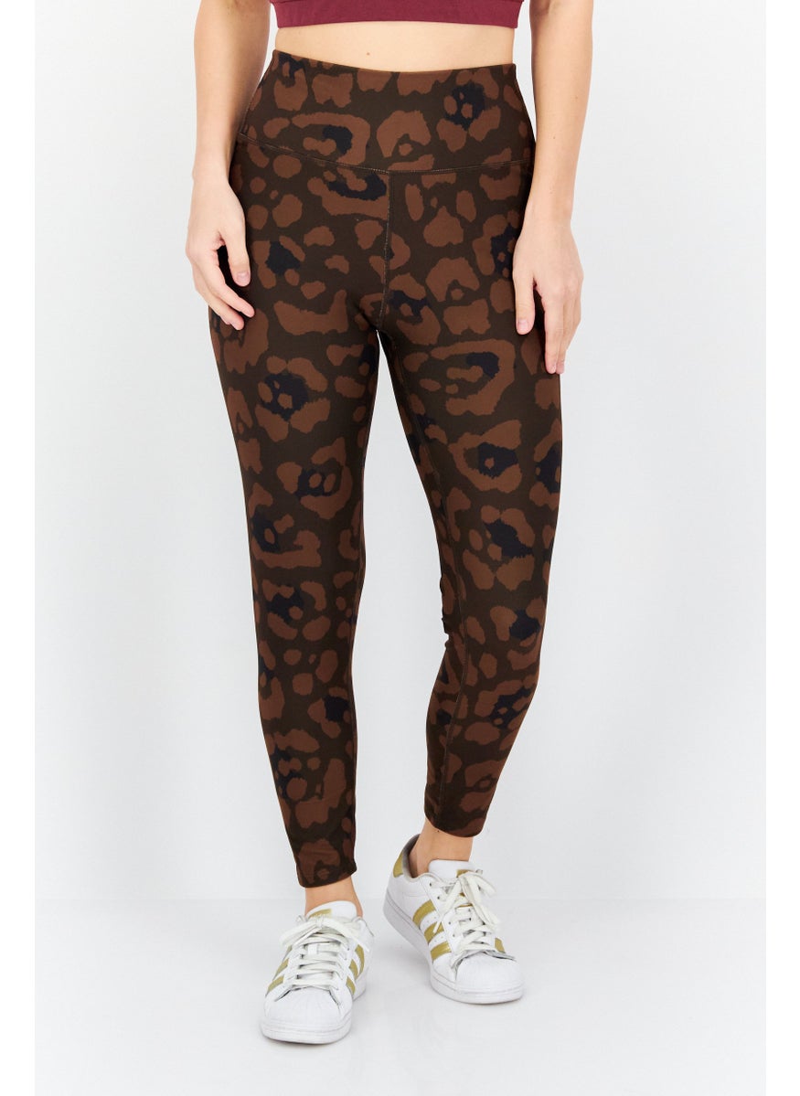 Sage Collective Women Sportswear Fit Yoga Leggings, Brown  - Image 1