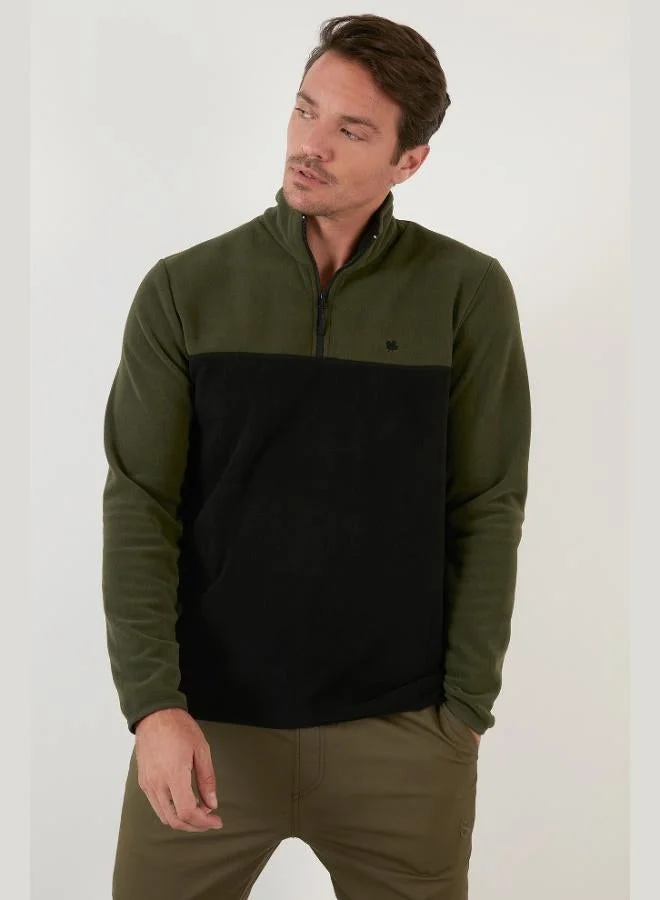 Buratti  Buratti Regular Fit Anti-Pilling Non-Pilling Standing Collar Raised 2-Pack Polar Men's POLAR 5906016S2 for Men | Best Price UAE