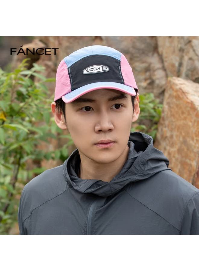Fancet Men's Baseball Cap Korean Style Fashion Colorblock Water-repellent Quick-dry Soft Top Boat Hat Outdoor Cycling Duckbill Cap - Image 1