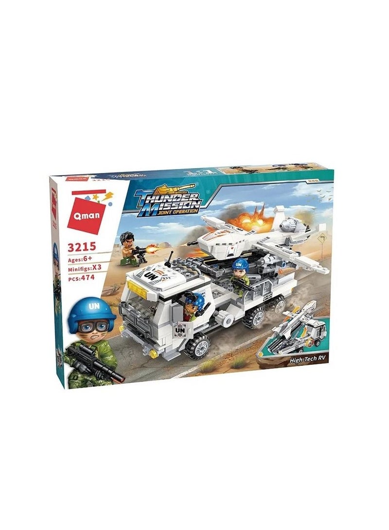 Qman Thunder Mission High-Tech RV 474 Pieces - C3215  - Image 1