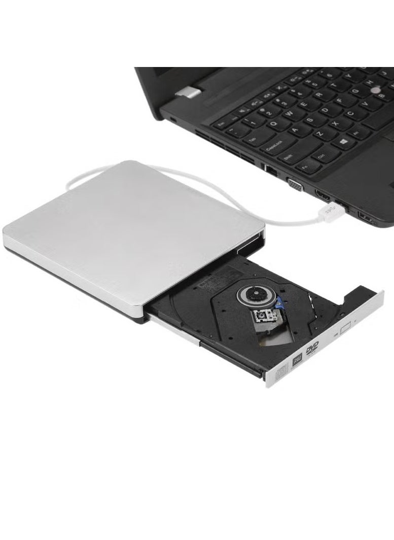 USB 3.0 Portable Ultra Slim External CD-RW DVD-RW Drive Writer Rewriter Burner multicolour