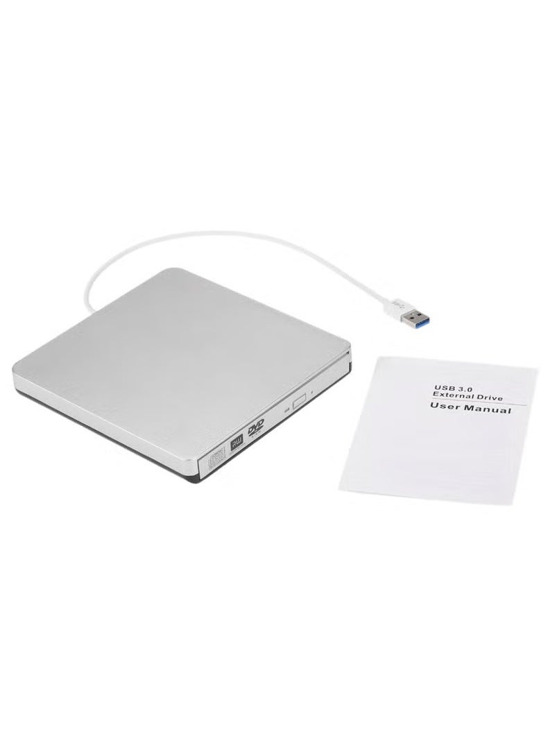 USB 3.0 Portable Ultra Slim External CD-RW DVD-RW Drive Writer Rewriter Burner multicolour