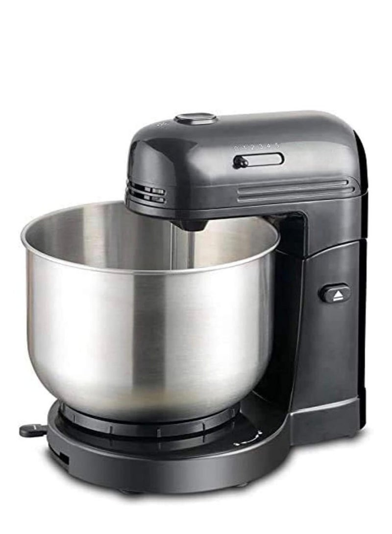 Electric Stand Mixer 3.5L - 300W Powerful Kitchen Mixer with 6-Speed Settings, Stainless Steel Bowl, Dough Hook, Whisk, and Beater - Perfect for Baking, Whipping, and Kneading - Easy to Clean & Space-Saving Design  - Image 1