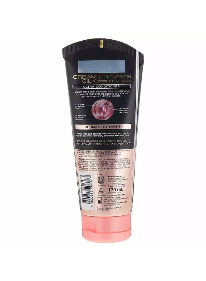 Cream Silk Triple Keratin Rescue Conditioner - Image 4