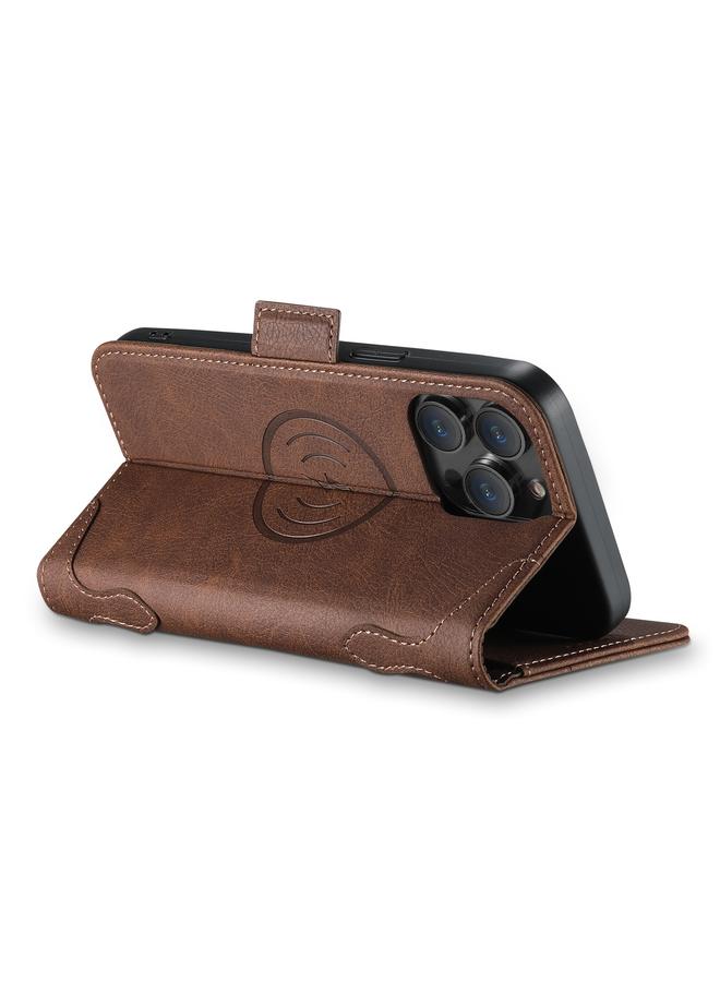 Suteni Case For iPhone 15 Plus SUTENI J07 Multifunctional Horizontal Flip Magsafe Leather Phone Case - Image 4