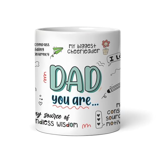 DAYS Ceramic Printed Coffee Mug Special for Father Birthday | Anniversary | Father's Gift for Dad | Dad Gift, 350 ml - Image 1