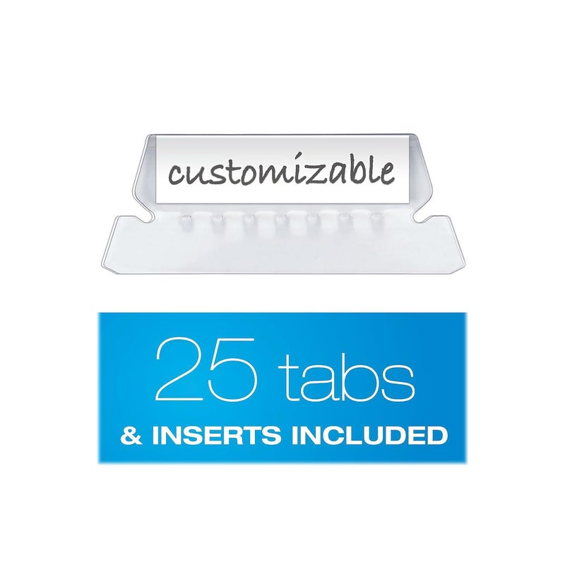 Pendaflex Recycled Hanging Folders, Letter Size, Black, 1/5 Cut, 25/BX (81605) - Image 5