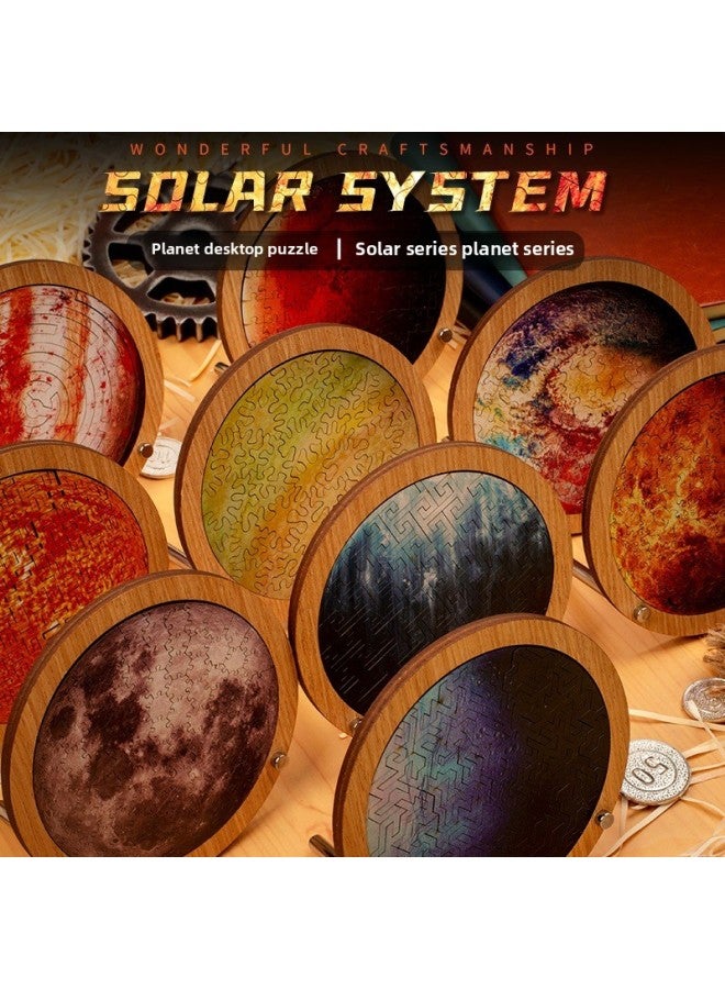 Planet Educational Toys PuzzleEBAY Support Small Wooden Puzzle Strength Factory-Color:Small Sun Color - Image 2