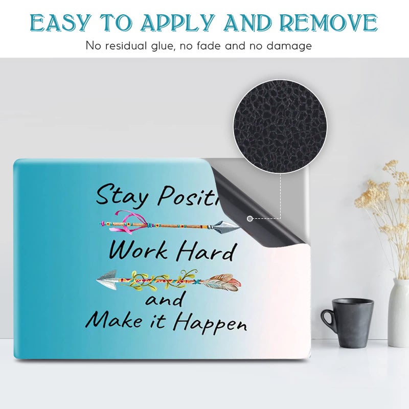 DINKY Laptop Skin Sticker Decal, 16" 16.5â€ 17â€ 17.3 inch Laptop Universal Reusable Vinyl Skin Stickers Art Cover Decal Notebook PC Personalized Protector (Inspiration Quote) - Image 5