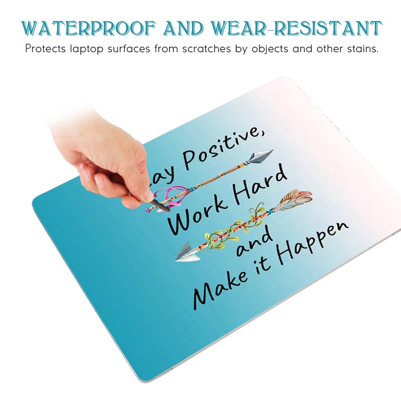 DINKY Laptop Skin Sticker Decal, 16" 16.5â€ 17â€ 17.3 inch Laptop Universal Reusable Vinyl Skin Stickers Art Cover Decal Notebook PC Personalized Protector (Inspiration Quote) - Image 4