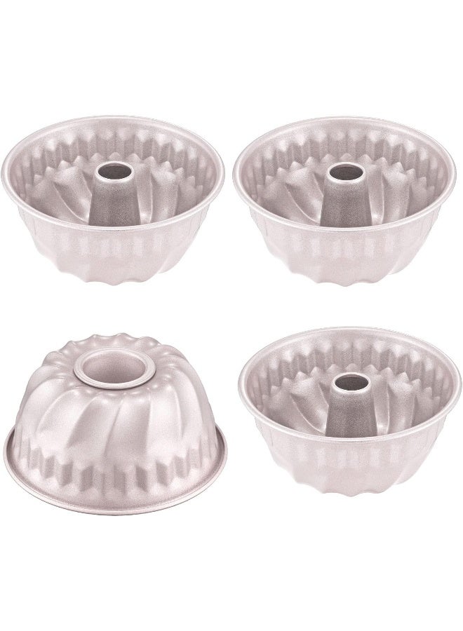 CHEFMADE WK9033-4 Non-Stick Kugelhopf Cake Pan Set - Image 1