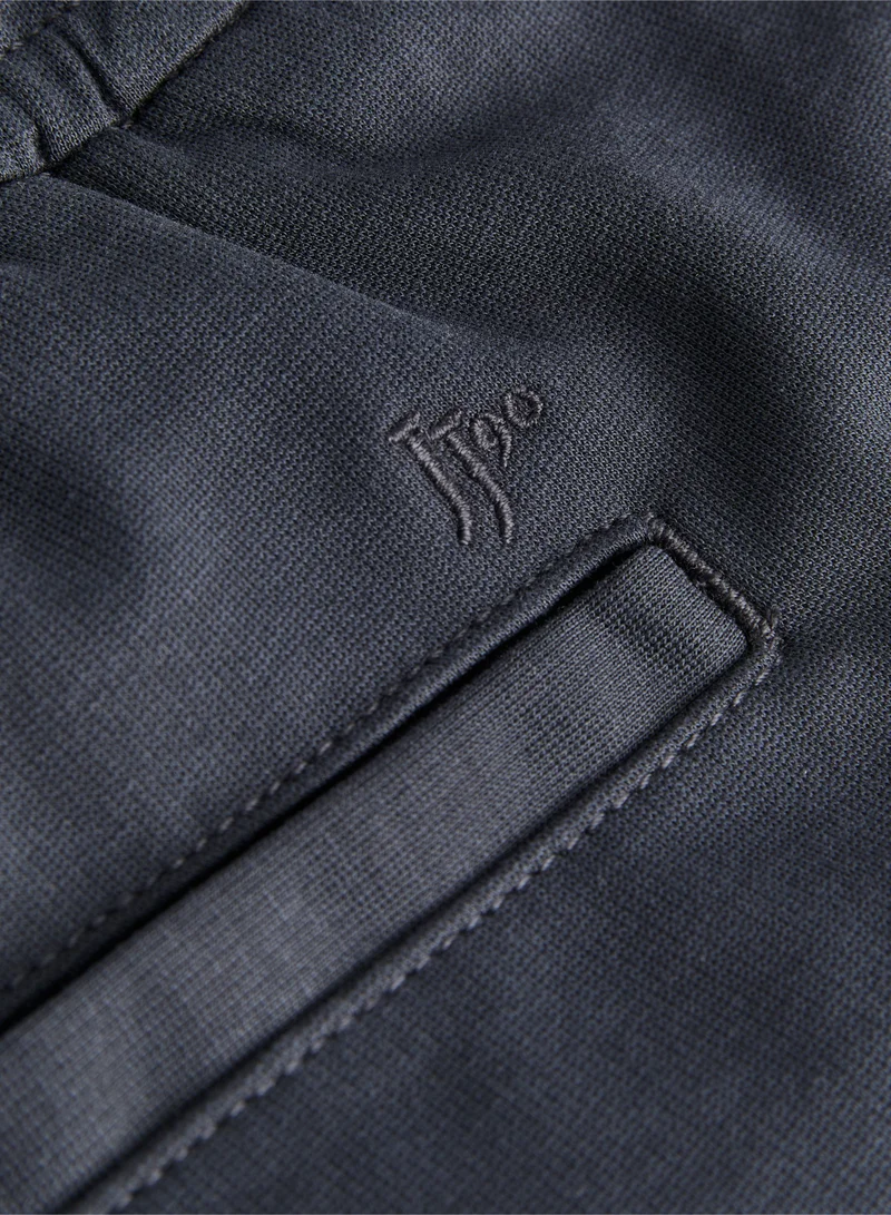 JACK & JONES Dark Navy Casual Drawstring Tapered Fit Joggers for Men | Best Price UAE