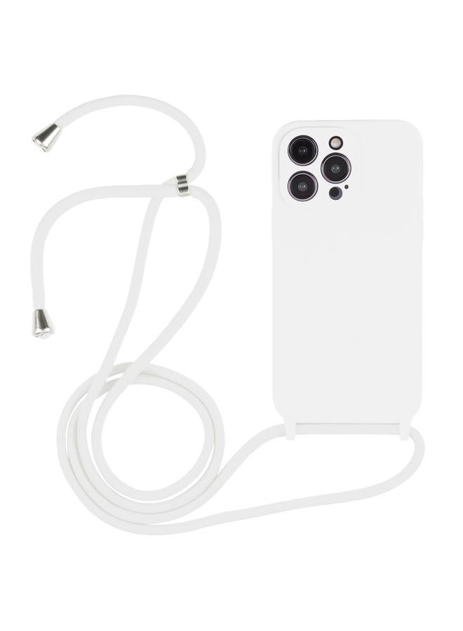 S-TOP Case For iPhone 16 Pro Max Crossbody Lanyard Liquid Silicone Case - Image 1