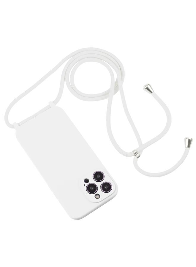 S-TOP Case For iPhone 16 Pro Max Crossbody Lanyard Liquid Silicone Case - Image 2