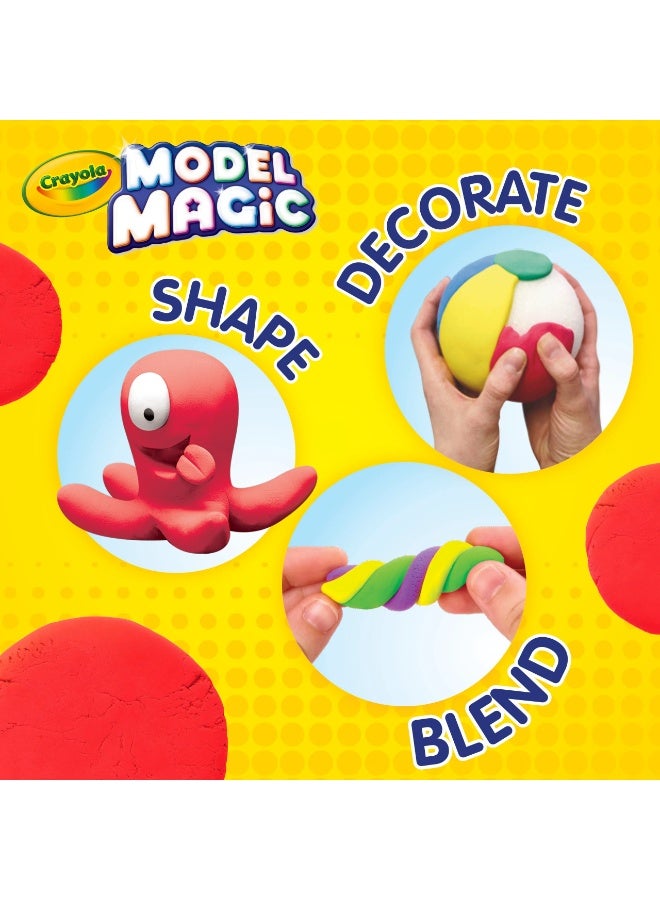 Crayola Model Magic Purple Soft Modeling Clay – Lightweight Air-Dry Craft Material for Kids, Non-Toxic, Ages 3+ - Image 3