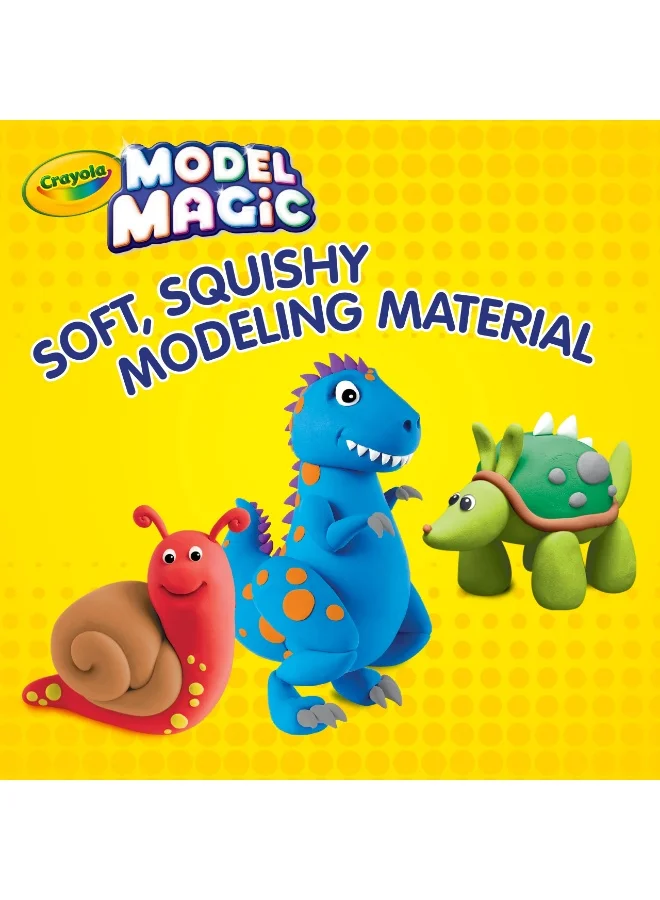 كرايولا Crayola Model Magic Purple Soft Modeling Clay – Lightweight Air-Dry Craft Material for Kids, Non-Toxic, Ages 3+