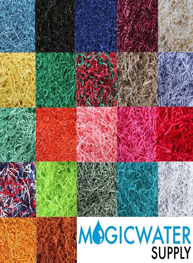 MagicWater Supply - 1/2 LB - Lime Green - Soft & Thin Crinkle Cut Paper Shred Filler great for Gift Wrapping, Basket Filling, Birthdays, Weddings, Anniversaries, Valentines Day, and other occasions - Image 5