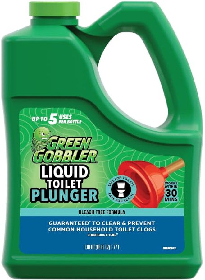 Green Gobbler مكبس مرحاض سائل جرين غوبلر | مزيل انسداد | آمن للمرحاض وأنظمة الصرف الصحي | لا حاجة لمكبس | 5 استخدامات - Image 1