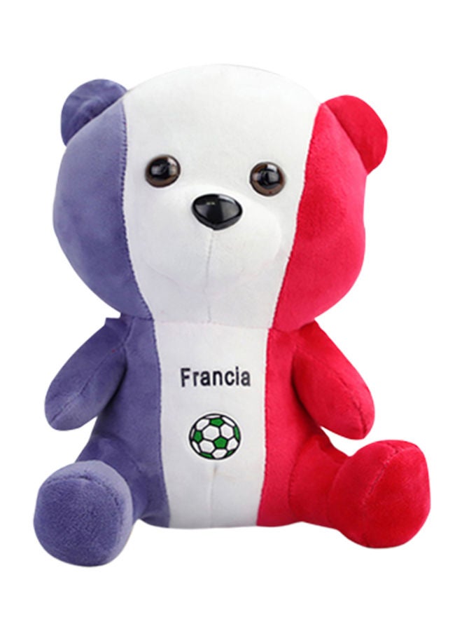 نيبمينينت دمية محشوة على شكل دب بألوان علم فرنسا