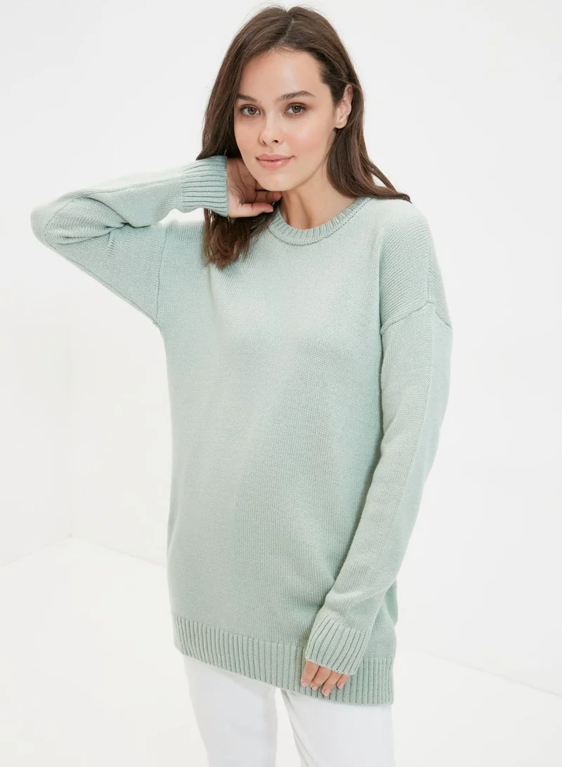 trendyol Round Neck Knitted Sweater