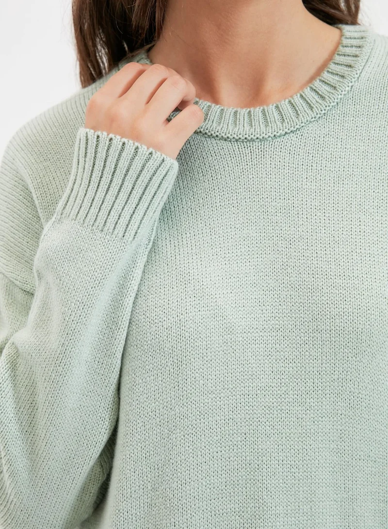 trendyol Round Neck Knitted Sweater