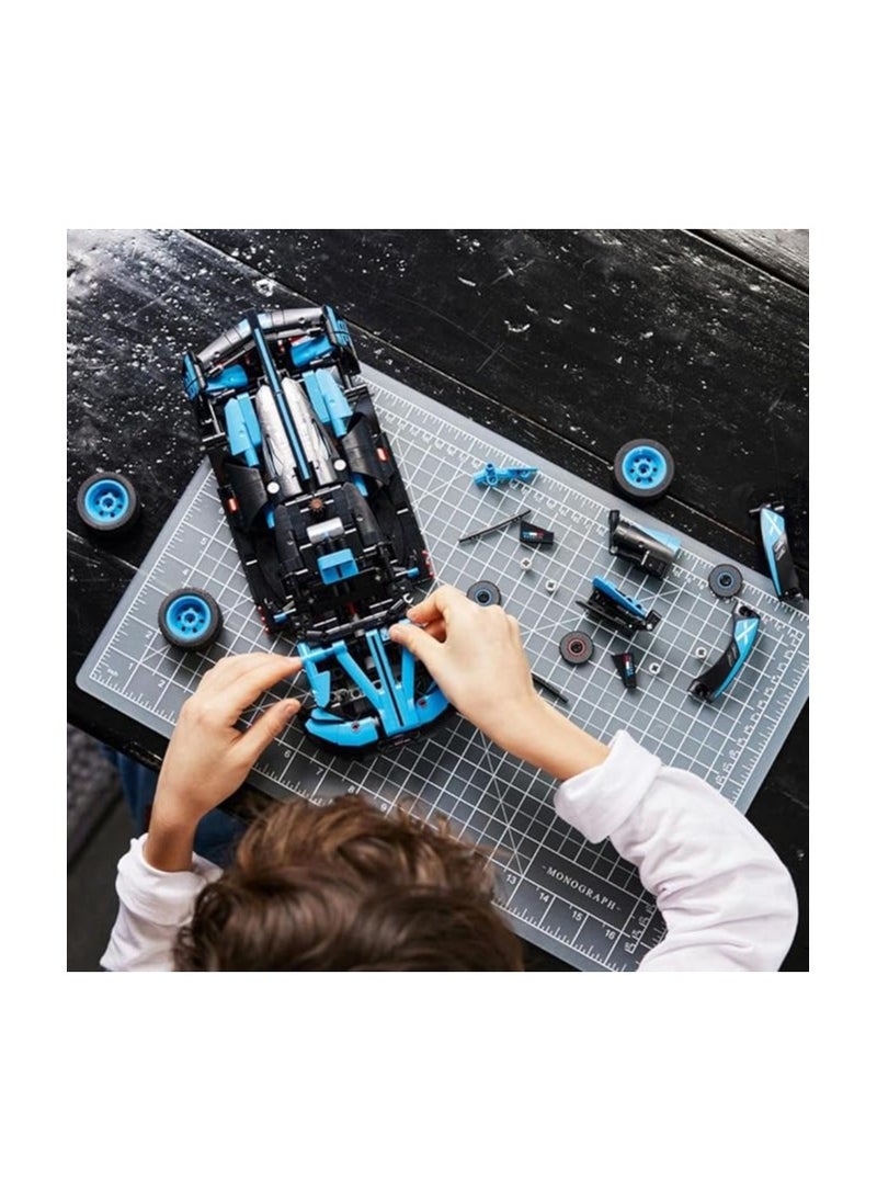 LEGO - Technic Bugatti Bolide Agile Blue Car Model Building Kit, Racing Vehicle Set for Kids and Motor Sport Fans, Iconic Cars Collection - Image 1
