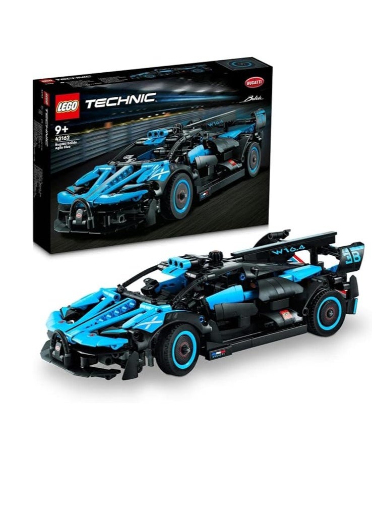 LEGO - Technic Bugatti Bolide Agile Blue Car Model Building Kit, Racing Vehicle Set for Kids and Motor Sport Fans, Iconic Cars Collection - Image 1