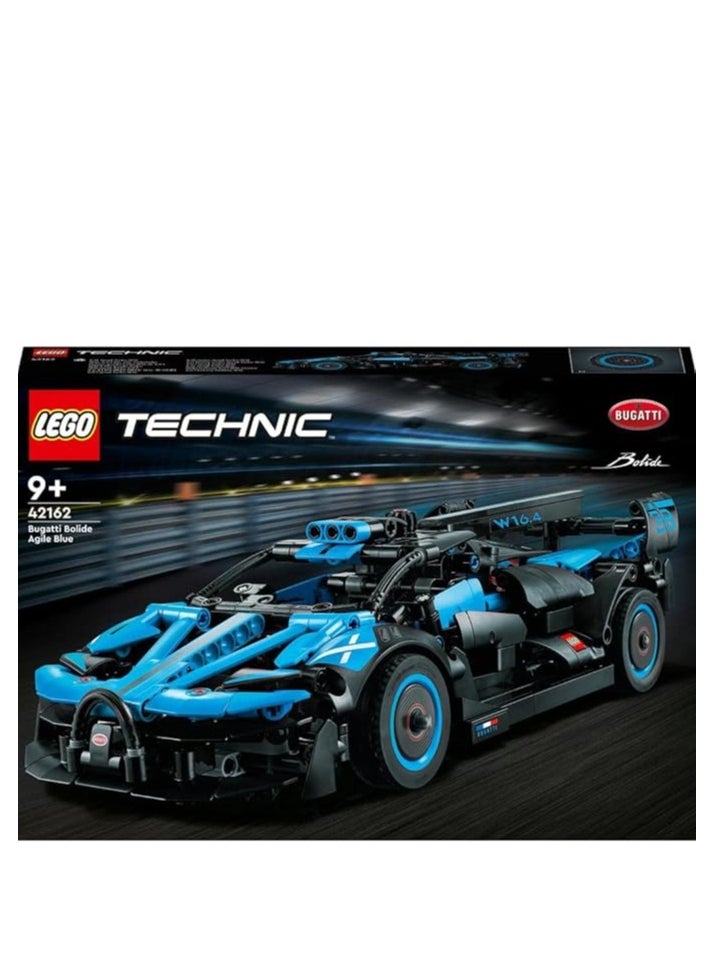 LEGO - Technic Bugatti Bolide Agile Blue Car Model Building Kit, Racing Vehicle Set for Kids and Motor Sport Fans, Iconic Cars Collection - Image 1