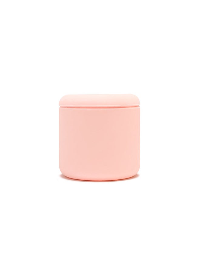Generic Baby Fetal Hair Nipple Storage Box Growth Memorial Collection Umbilical Cord Storage Box Waterproof Dustproof Silicone Nipple Box-Color:Light Pink  - Image 1
