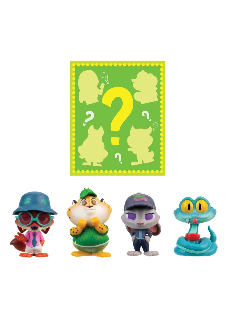 Disney مجموعة تماثيل زوتروبوليس 2 القابلة للجمع 5 في 1 | نيك وايلد، جودي هوبس، كلاوهوزر، غاري دي سنيك | مجموعة زوتوبيا 2 للأذيال الغامضة | تمثال مفاجأة | تمثال شخصية | هدية للأطفال وجامعي التماثيل! - Image 2