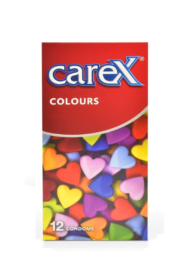 careX Colours Condoms 12'S