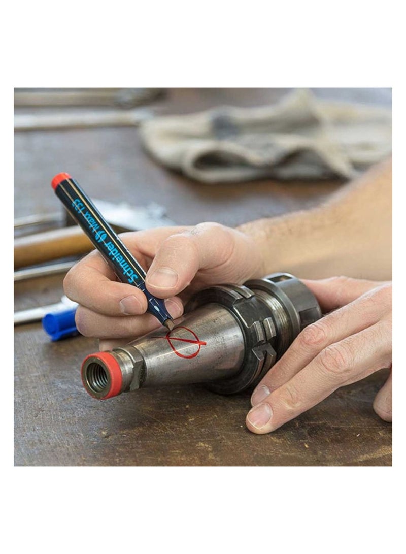 Schneider علامة دائمة 4 قطع ماكس 133 طرف مائل متعددة الألوان - Image 4