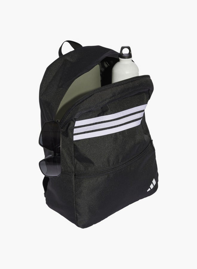 Adidas Logo Print School Backpack With Adjustable Straps And Zip Closure - Image 3
