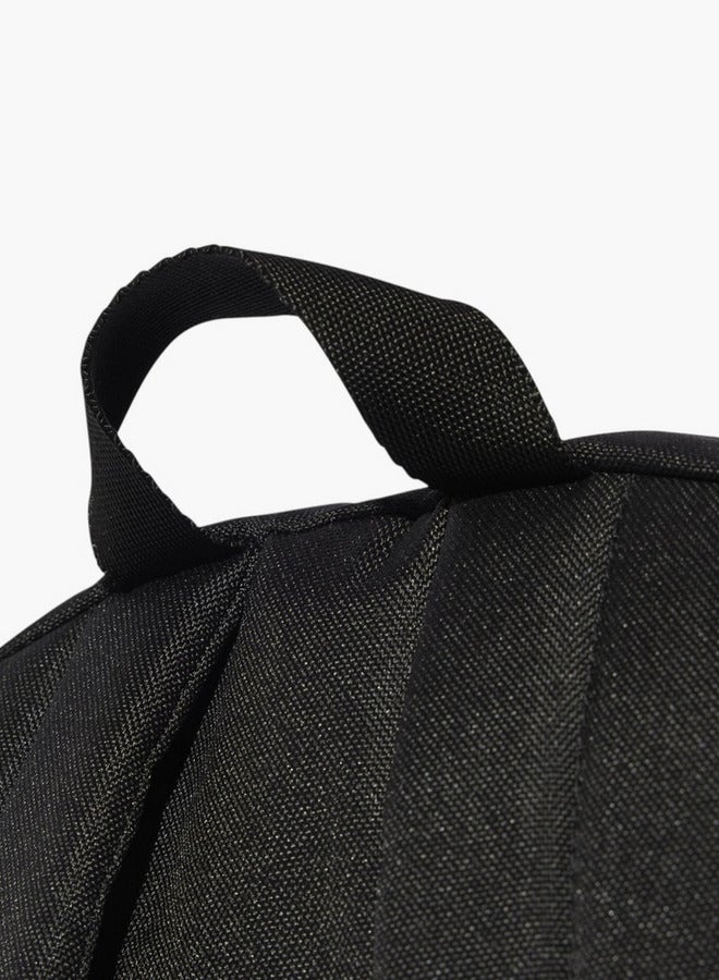 Adidas Logo Print School Backpack With Adjustable Straps And Zip Closure - Image 5