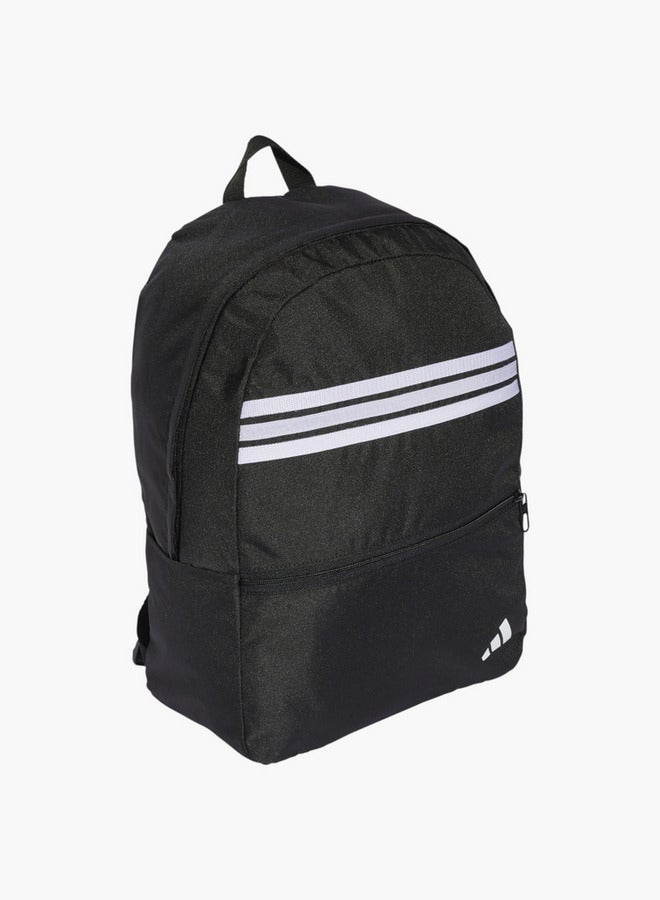 Adidas Logo Print School Backpack With Adjustable Straps And Zip Closure - Image 2