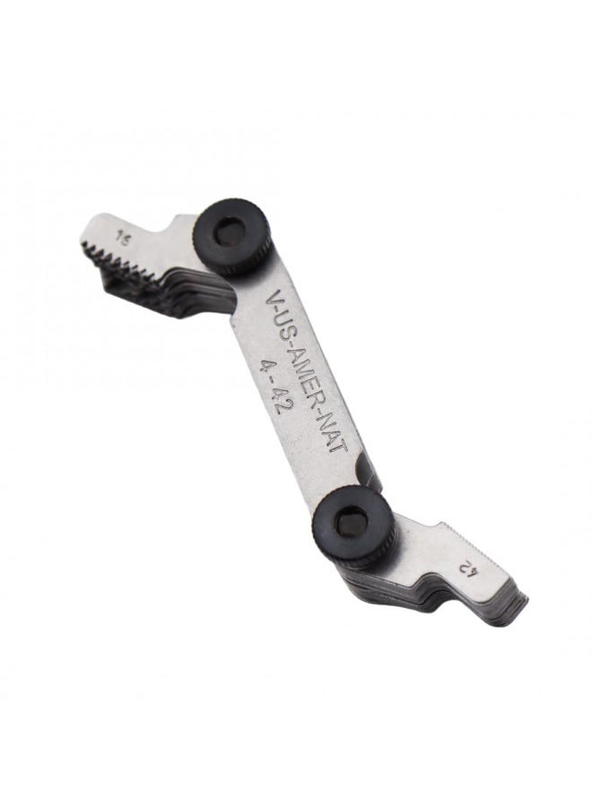 Grip Grip Thread Pitch Gauge MM & SAE Markings - Measures Counts from .25 to 5.5mm and 4 to 42 SAE - 60 Degree Thread Profiles and Locking Devices - Garage, Workshop, Home  - Image 4