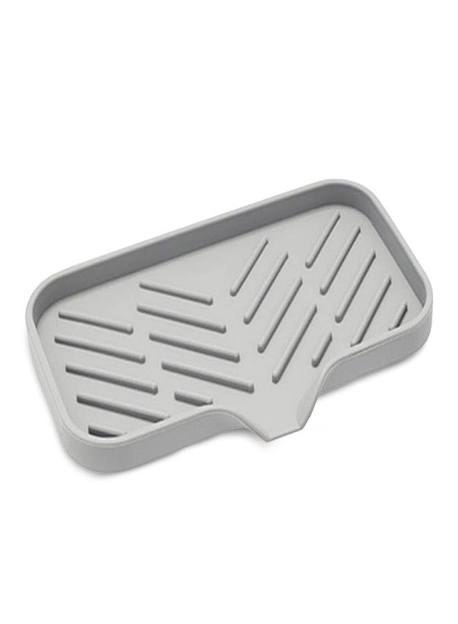 FreshDcart Silicone Soap Sponge Holder with Foldable Design Kitchen Sink Storage Tray Sponge Holder for Kitchen, Bathroom and Vanity (Multicolour, Pack of 1) - Image 1